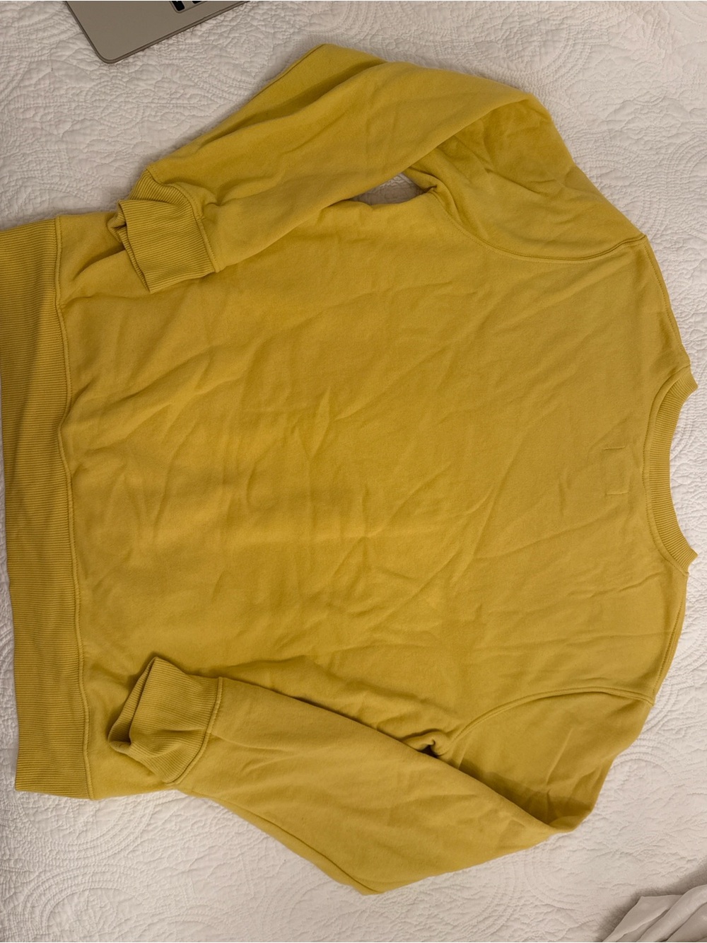 Goodfellow & Co Mustard Yellow Crewneck Sweater - Picture 3 of 3